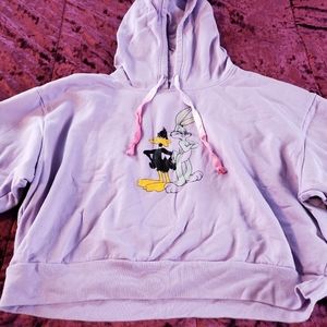 Looney Tunes Crop Hoodie